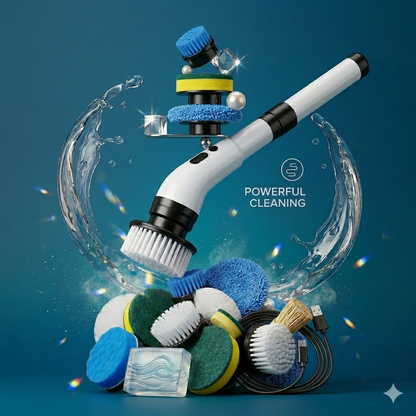 Ultimate 9-in-1 Telescopic Power Scrubber